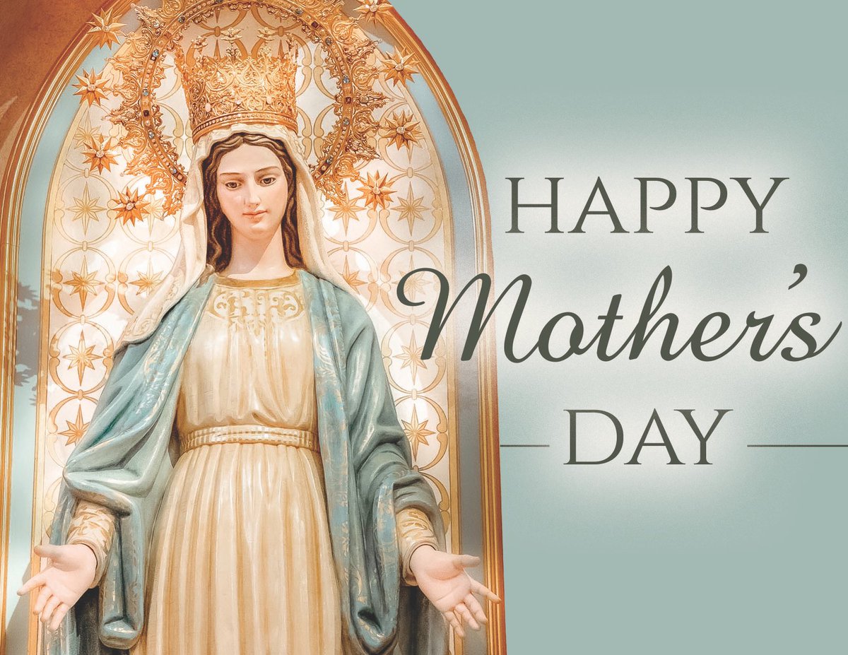 "[Mary] is more our mother than the mother of our flesh. Our birth from her is better, for from her is born our holiness, our wisdom, our justice, our sanctification, our redemption." - St. Aelred
#happymothersday #mothersday #blessedmother #marymotherofgod #ourmother #olamshrine