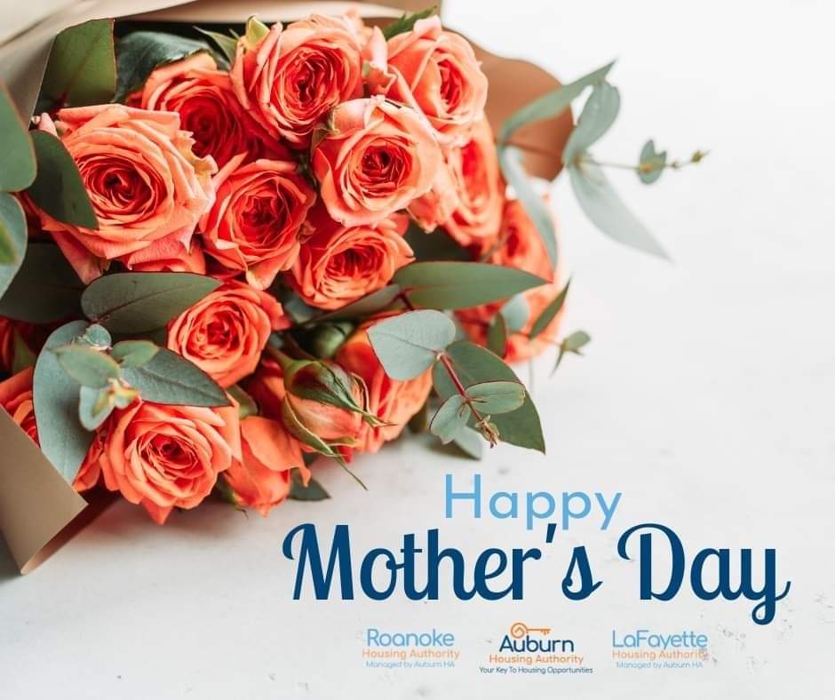 We would like to wish all of our residents, staff, partners, and the entire community a very Happy Mother's Day!  

#AuburnHA #MothersDay #AuburnAL