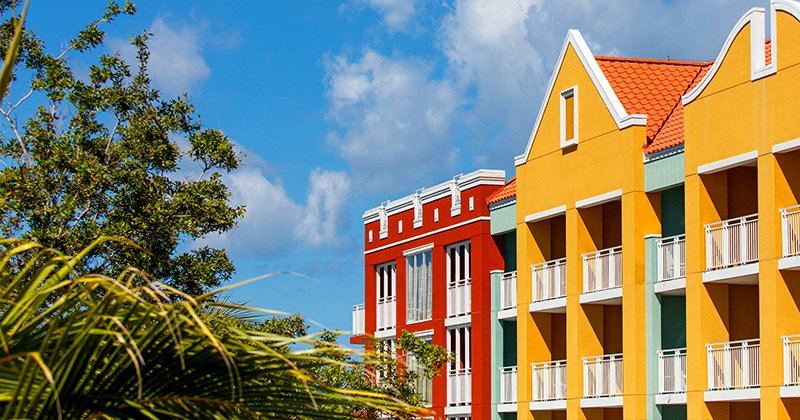 Packing a punch of color, Renaissance Wind Creek 
Curacao Resort will brighten anyone's day. 🌤️🌴🌊 best-online-travel-deals.com/gay-friendly-r… #curacao #vacation #gayfriendly #lgbt #lgbtq 
#gaytravel