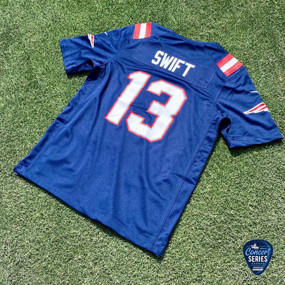 13 years ago Taylor Swift played her first Gillette Stadium show. 

1 week until she plays her 13th.

RT and follow to enter to win a custom #13 Swift jersey!