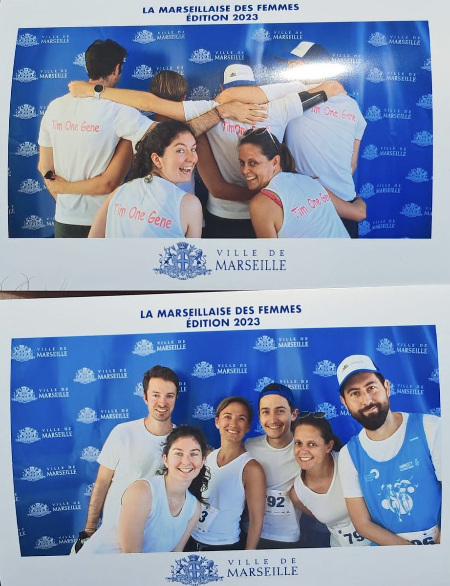 EmilieConsolino's tweet photo. Que fait le service de génétique du Pr @kn13600 le dimanche? Il court pour la @FRM_officiel à la #marseillaisedesfemmes 
Ensemble, on est forts !! @aphm_actu #timonegénétique 
@schopenbauer @MorelVFC @AudreyMallet13 @CharlotteTardy1 @CytoMarseille @Emmacacahuete @BoudjaraneJohn https://t.co/wsnnFGtO8T