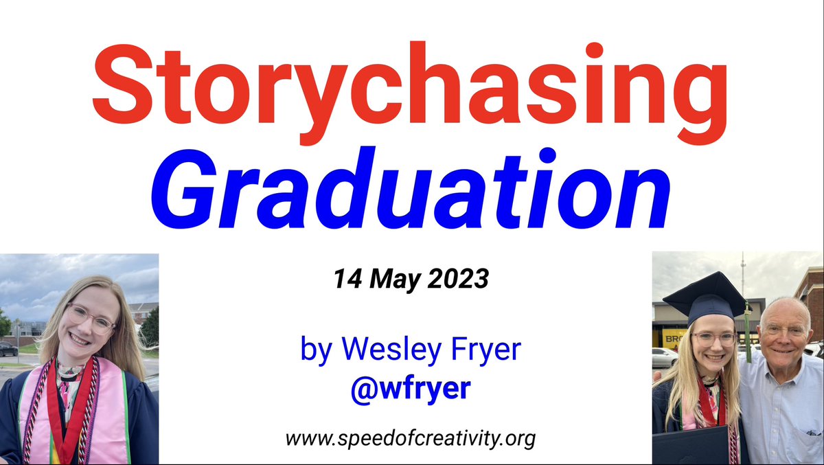 new blog post: Storychasing Graduation

speedofcreativity.org/2023/05/14/sto…

#Storychasing #GraduationMemories #FamilyEvents #DocumentingMemories #iPhonePhotography #MediaTools #ShareYourStory #PreserveMemories #FamilyAlbums #CloudStorage #CreativeCommons #DigitalLegacy #MobileStorytelling