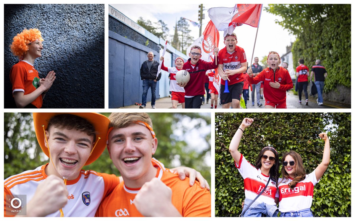 Some fantastic fan pictures from <a href="/tommaher85/">Tom Maher</a> as we look forward to the <a href="/UlsterGAA/">Ulster GAA</a> Senior Football Championship Final between <a href="/Doiregaa/">Derry GAA</a> and <a href="/Armagh_GAA/">Armagh_GAA</a> in Clones! 🏐🏆