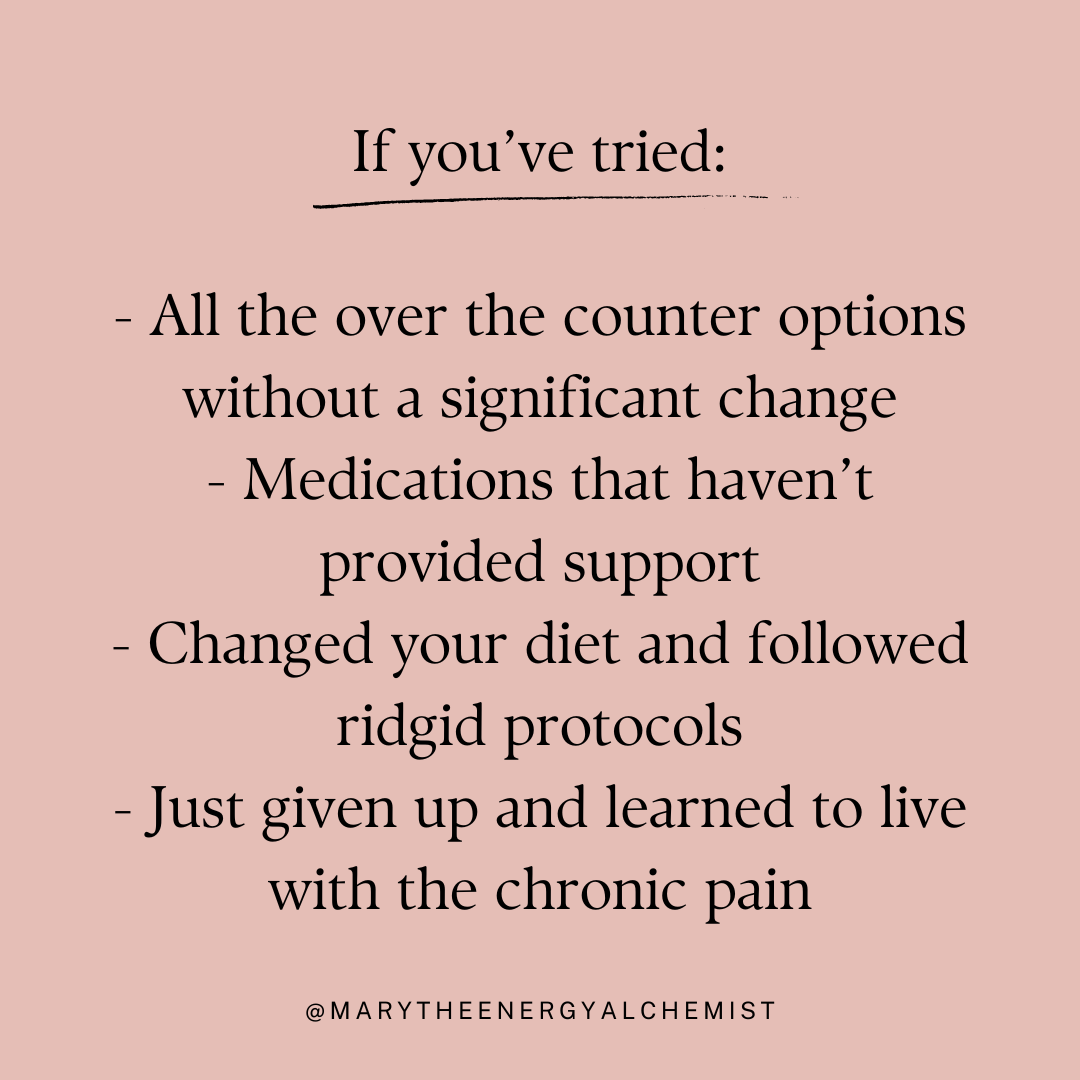 MplsHealthCoach's tweet photo. My clients come looking for a customized approach to get RELIEF.

If you’ve tried:
- Changed your diet and followed ridgid protocols
- Just given up and learned to live with the chronic pain

Let me tell you I SEE YOU!
I was you!

I’d I’m determined to support you.

Send me a DM. https://t.co/ZqjyXX4gi6
