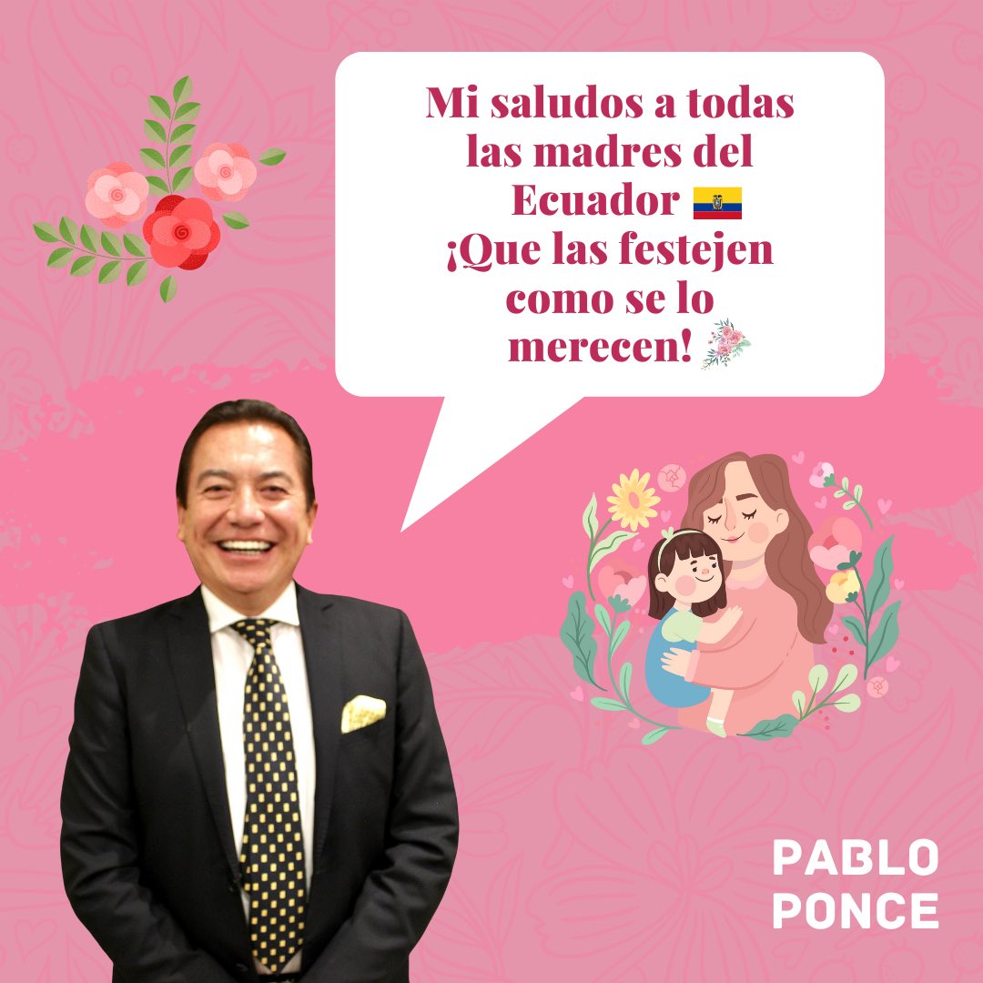 💐 ¡Hoy es el día de la madre! 💐
Abrazo a todas y cada una de las valientes mujeres quienes tienen la bendición de poder ser llamadas de esta manera. ❤️
¡Felíz día! ¡Gracias por su amor infinito! 💕
#diadelasmadres #14demayo
#mothersday #ecuador