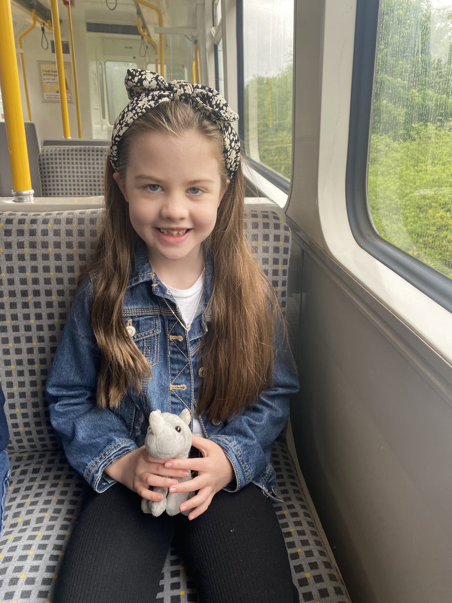 CarolineLaybou1's tweet photo. Ronny the Rhino has had a busy weekend, we’ve been on the metro to Newcastle, Starbucks and dalton park. Although I forgot to take a picture at dalton park 🙈 @stannesrcp https://t.co/e0ocM0dEM9