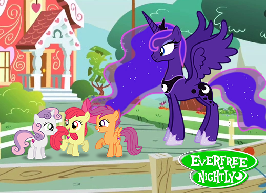 EverfreeNightly's tweet photo. What this is? It almost seems as if Princess Luna has visited the Cutie Mark Children! What a wonderful experience for the kindergarden! https://t.co/SzoJQEzk9t