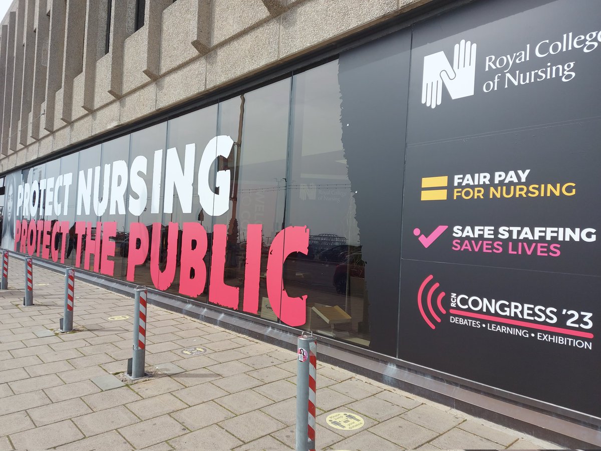 #rcn23 here in brighton for an overnight trip to rcn congress