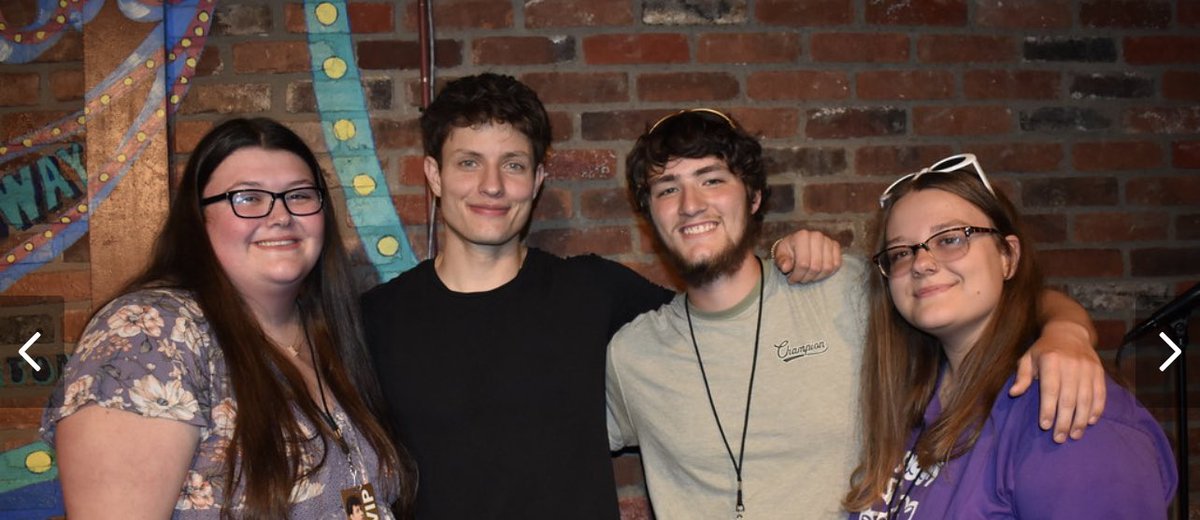 highoffmarais's tweet photo. met the sweetest celeb ever friday! @mattrife is so genuine! his shows are amazing and he’s absolutely hilarious! we had so much fun! https://t.co/JJGi8PLmEV