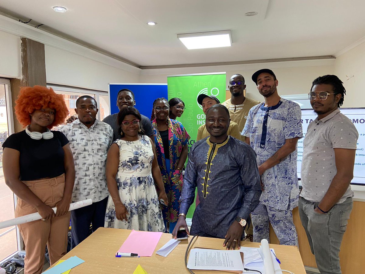 Each day we diversify our engagements to get new perspectives &amp; discover hidden qualities in us. It was such a great experience getting to do my first podcast intro☺️
<a href="/goetheinstitut/">goetheinstitut</a>  <a href="/Tchuani/">Dominik Djialeu</a> &amp; Zuher I can't thank you enough!!!. Looking forward to my first #Podcast episode ☺️