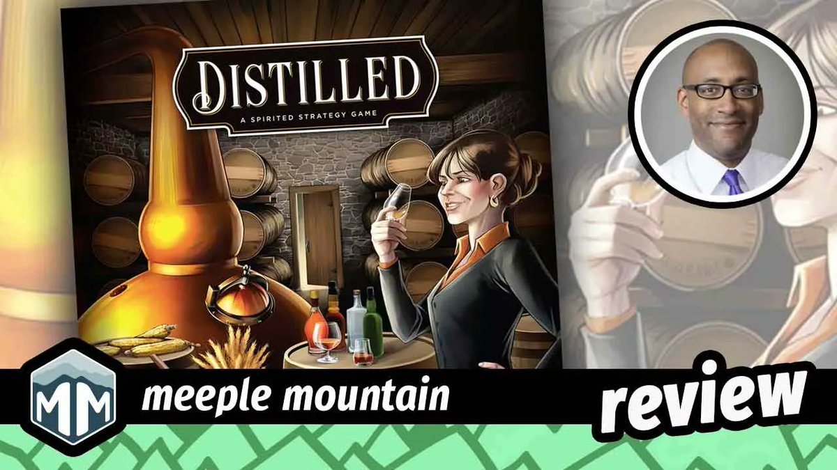 meeplemountain's tweet photo. Justin reviews the debut title from @paverson, Distilled!
https://t.co/TSYO7PMpal
#BoardGames #GatewayGame #Booze #Distilled #EconomicGame https://t.co/LMZUXRG6T5