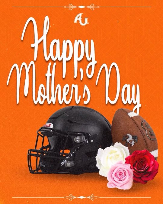 Happy Mother’s Day from AU Football💐🤍