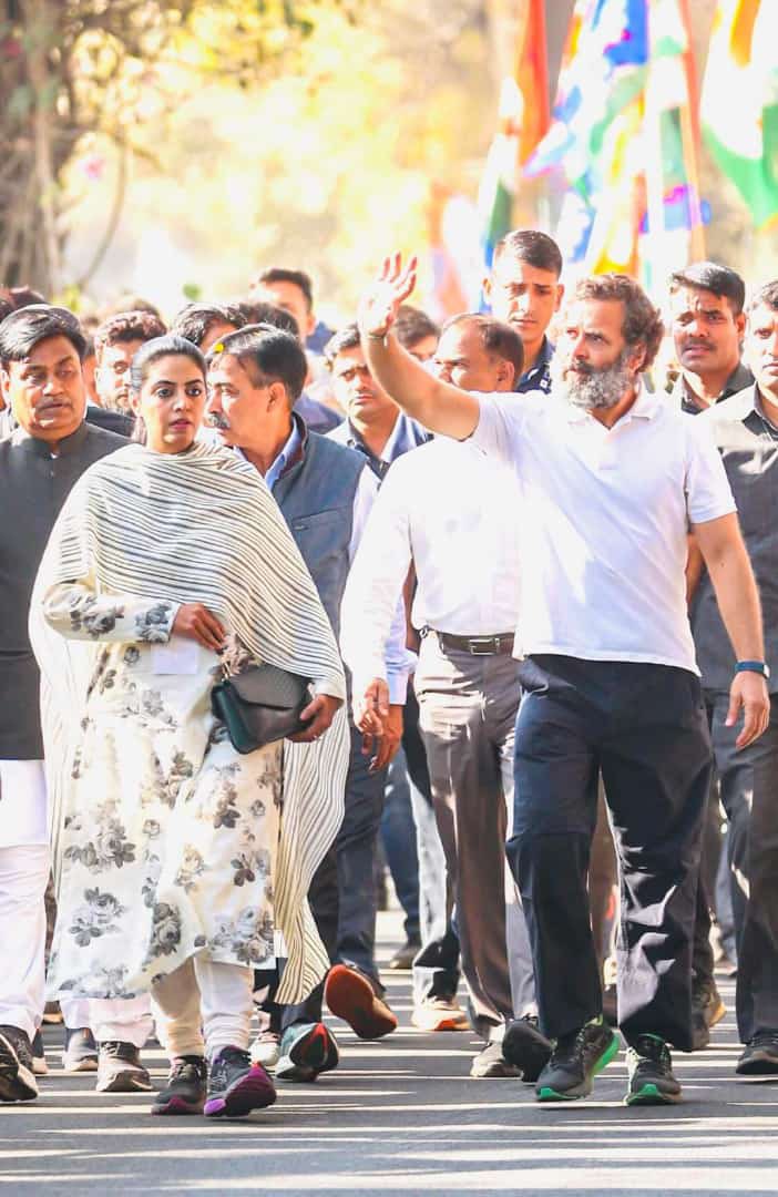 DivyaMaderna's tweet photo. During Bharat Jodo Yatra all the journalists were asking me one question -will the Yatra have any electoral impact ?  I had replied that the Yatra will have multiplying effect  on ground as our leader Rahul Gandhi ji is speaking as the voice of common man and we won Himachal Pradesh and now Karnataka. @RahulGandhi ji raised issues of unemployment, price rise , freedom of speech, freedom of free press , economy , corruption , farmers , youth , healthcare system for public , life with dignity , peace , women security, border security,social security,sense of belonging and affection -all issues relating with to public and their daily lives . @priyankagandhi @INCIndia