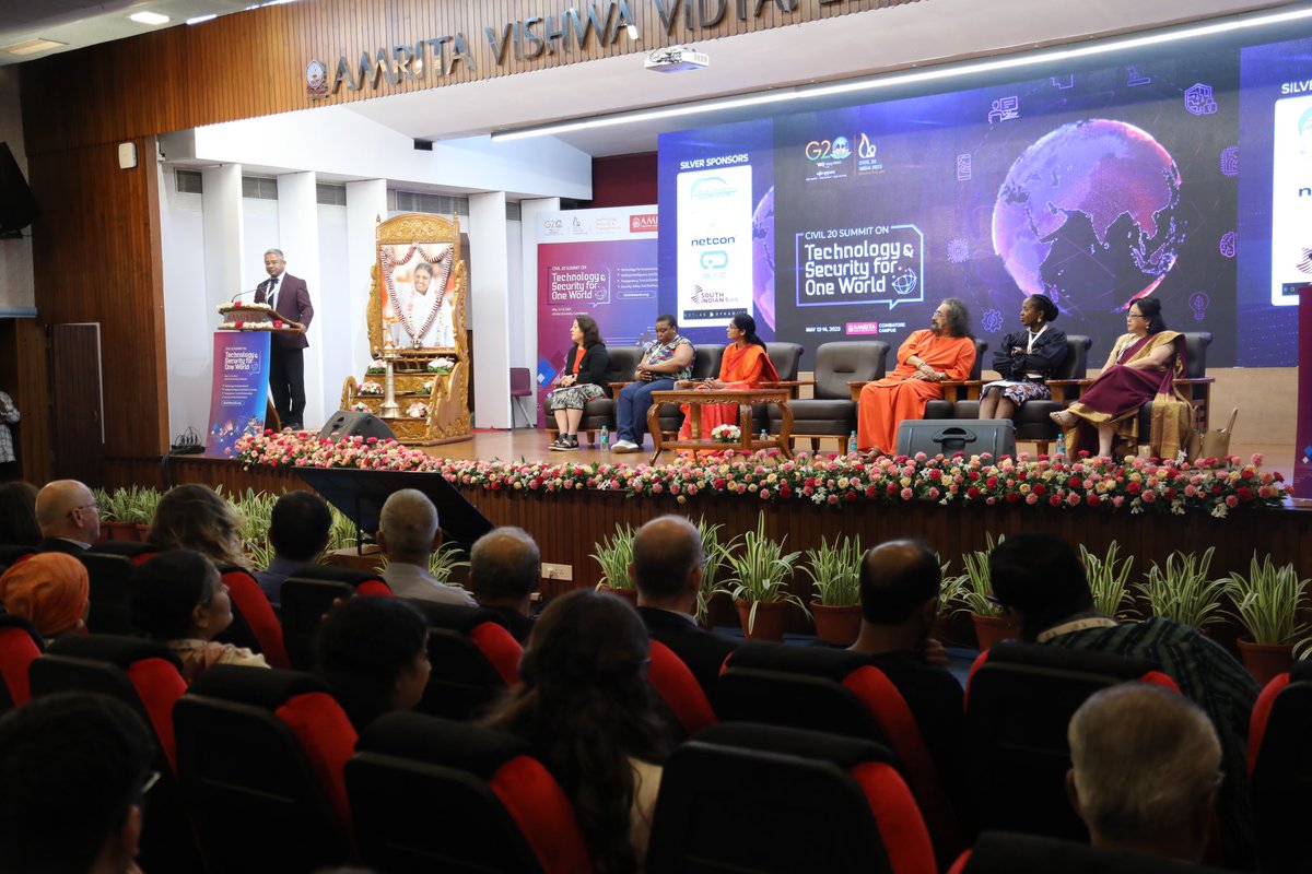 C20 Technology, Security & Transparency (@c20tech) on Twitter photo To wrap up the C20 Technology Summit, Ambassador Abhay Thakur, <a href="/AmbAbhayThakur/">Abhay Thakur</a>, G20 Sous Sherpa and Additional Secretary, delivered the valedictory speech and enlightened us with his thoughts. He was joined by other esteemed guests in the closing ceremony.
<a href="/g20org/">G20 South Africa</a> <a href="/G20_Bharat/">G20 Bharat</a> To wrap up the C20 Technology Summit, Ambassador Abhay Thakur, <a href="/AmbAbhayThakur/">Abhay Thakur</a>, G20 Sous Sherpa and Additional Secretary, delivered the valedictory speech and enlightened us with his thoughts. He was joined by other esteemed guests in the closing ceremony.
<a href="/g20org/">G20 South Africa</a> <a href="/G20_Bharat/">G20 Bharat</a>