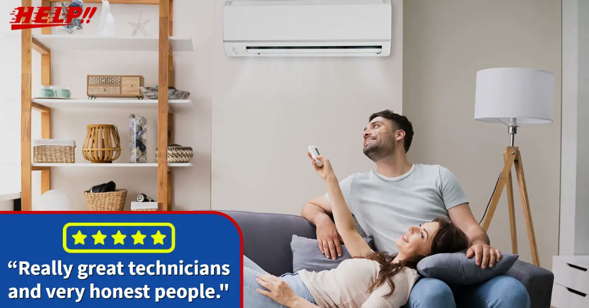 “Really great technicians and very honest people.”- Google Reviewer 

Visit helpserviceco.com for all your HVAC needs. 

#HelpServiceCo #HelpAirConditioning 
#HVACIndustry #FixedRightorItsFree 
#FivestarReview