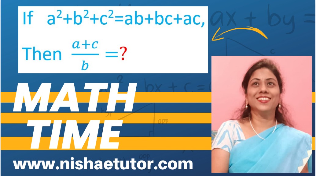 #nishaetutor #NishaThakur #ANiceAlgebraProblem #MathsOnlineTutor #AlgebraTutor #algebra1tutor #mathematics #solveMathsProblem #OnlineTutor #AlgebraProblem #OlympiadMath #OlympiadQuestion #EasyMethod #OnlineClasses #OnlineClassesForKids #MathsOnlineTutor
youtu.be/5O143E-PEwU