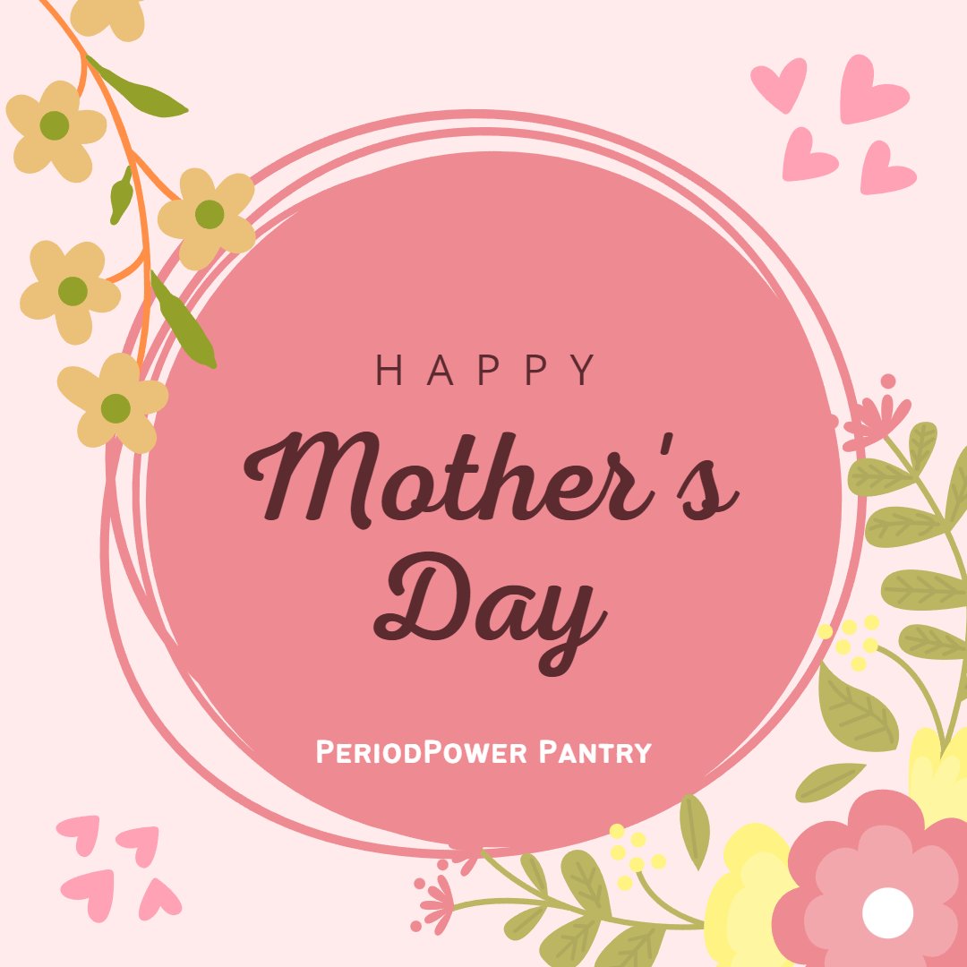 Happy Mother's Day, friends.
.
#periodpowerpantry #periodpower #periodpacks #periodequity #menstruationmatters #normalizeperiods #keepgirlsinschool #girlpower #setxperiodequity #setxperiodpantry