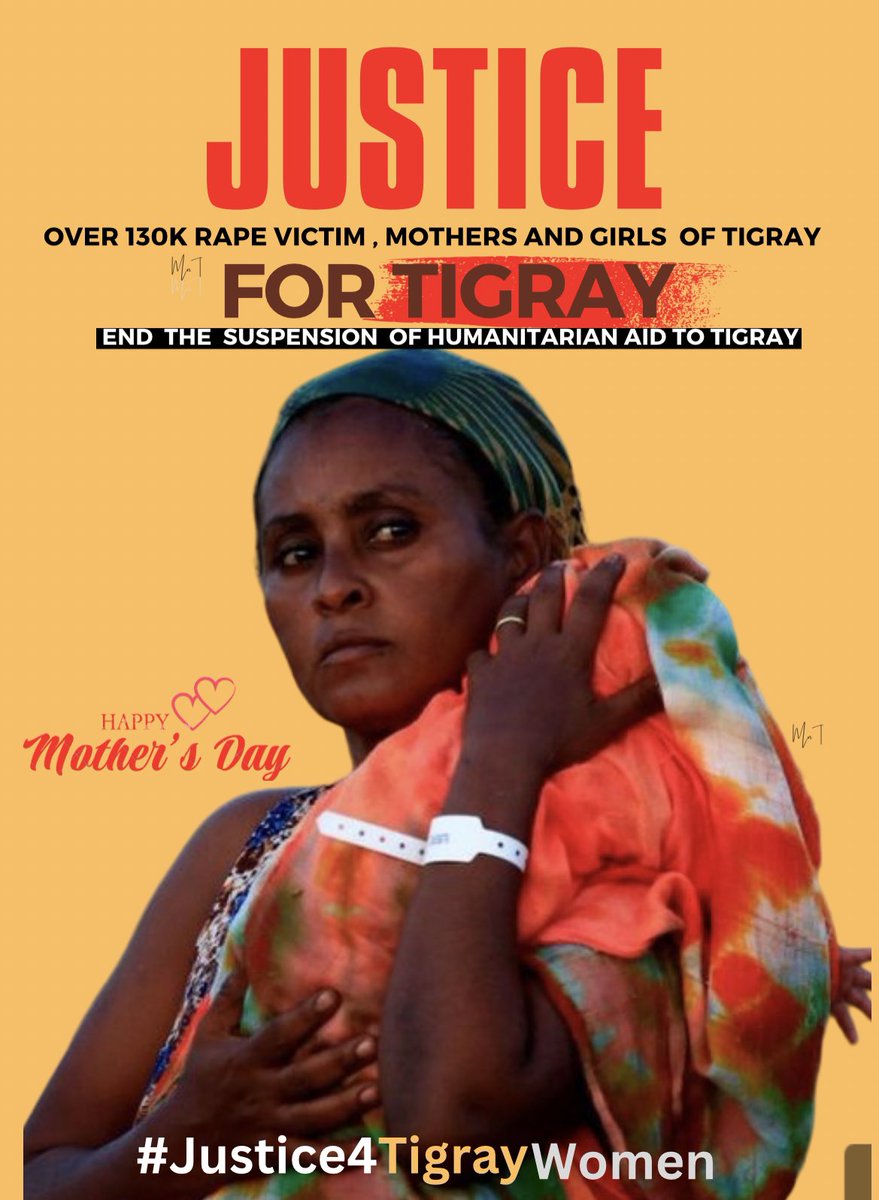@ga_haile @IntlCrimCourt @UN_Women @SecBlinken @EUCouncil @UN Not only is starvation & rape used as weapons of war in 🇪🇹’s genocide against Tigray &  Mother’s of Tigray but the intent to destroy Tigrayan identity& history.On this #MothersDay
🚩Ensure #Justice4TigrayWomenAndGirls 
@IntlCrimCourt @UN_Women @SecBlinken @EUCouncil @UN
@GuyaMete