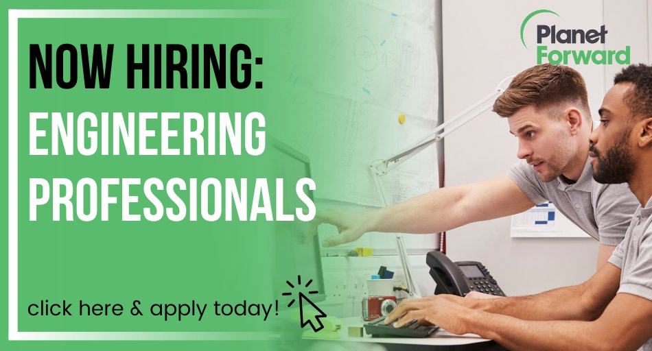 ThePlanetGroup_'s tweet image. #PlanetForward is looking for experienced engineering professionals. Click the link to browse their careers! bit.ly/3RKbmXp       

#EngineeringProfessional #JobOpportunity #Career