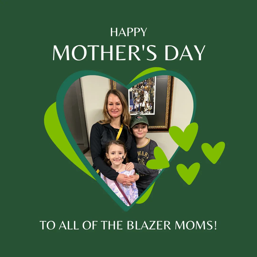 uabalumni's tweet photo. Happy Mother's Day to all of the Blazer moms out there! You make the world go round💚
#UABalumni #blazermom #mothersday https://t.co/Uac7plOM1Z