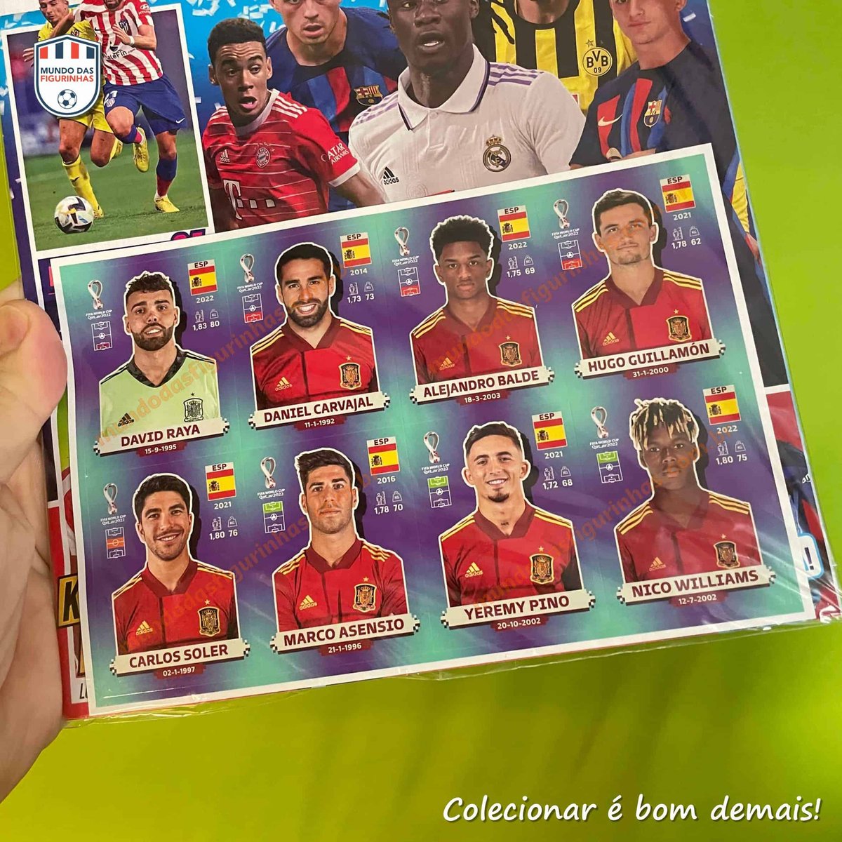 mundodasfigs's tweet image. Olá, tudo bem? 

Esse é o "kit de atualização" dos jogadores da Espanha, do álbum da Copa 2022.
.
.
#mundodasfigurinhas #colecionarébomdemais #stickeralbum #copa2022 #albumdefigurinhas #wc2022 #qatar2022 #fifaworldcup #fifaworldcup2022 #gotgotneed #jugon #espanha #spain #espana