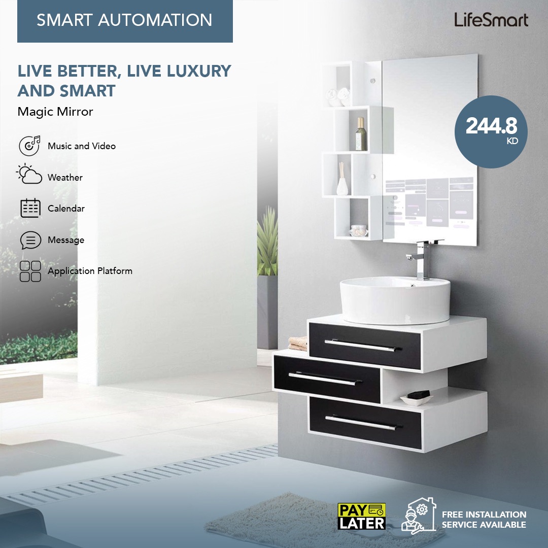 ollzkuwait's tweet image. كن دائما مميز
المرآه الذكية من لايف سمارت 
للمزيد من التفاصيل يرجى زيارة موقع وتطبيق أولز 

Be always different 
LifeSmart Smart Mirror
For more information please visit OllZ website and application 

#ollz #lifesmart #smart_automation  #iot #أولز #لايف_سمارت