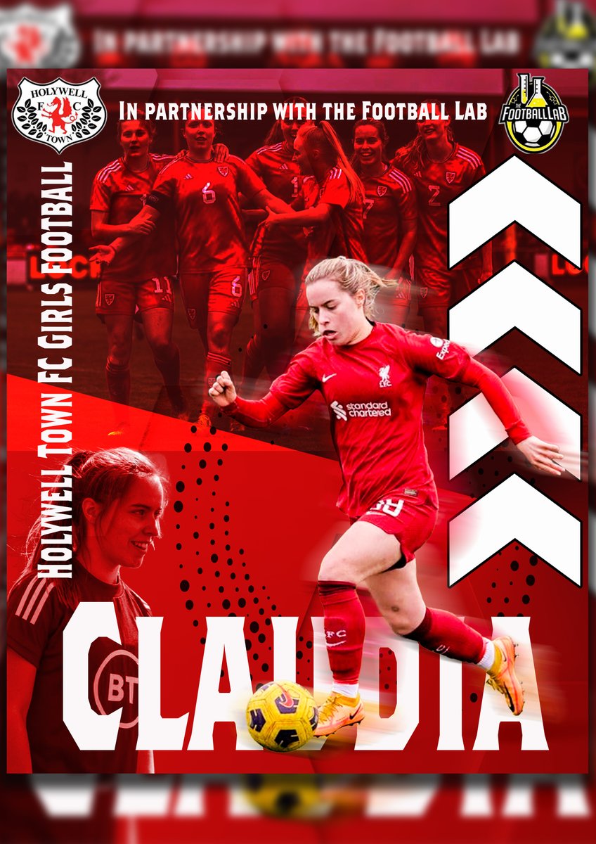 Holywell Town Football Club (@holywelltownfc) on Twitter photo We are excited to announce that we have the foundations of Holywell Town FC Girls football. <a href="/claudiajones05/">Claudia Jones</a> who has played for Liverpool FC for 5 seasons and represented Wales 14 times between U15 to U19, will be coaching in partnership with <a href="/Football_Lab__/">The Football Lab</a> details to follow. We are excited to announce that we have the foundations of Holywell Town FC Girls football. <a href="/claudiajones05/">Claudia Jones</a> who has played for Liverpool FC for 5 seasons and represented Wales 14 times between U15 to U19, will be coaching in partnership with <a href="/Football_Lab__/">The Football Lab</a> details to follow.