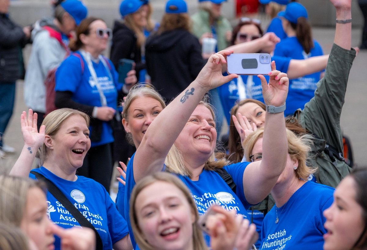 ScottishHD's tweet photo. More than half way through our amazing Dance 100 at George Square - and, wow, our dancers are really smashing it! They've come from all over Scotland to raise awareness and vital funds. More pics to follow soon but here's a few to get us started. #Huntingtonsdiseaseawarenessmonth https://t.co/HVsURiMREN