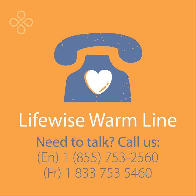Special occassions can be wonderful days, and they can also stir up difficult feelings, thoughts, and memories for people. If you're having a tough day and need someone to speak with, our peer supporters are there to listen! #WarmLine #MentalHealth