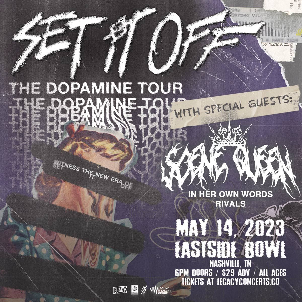 nashisthereason's tweet photo. Congratulations to our friends in Set It Off on selling out their show at Eastside Bowl tonight! Make sure to get there early to see Rivals, In Her Own Words, and Scene Queen get things started. #nashvilleisthereason 🎟️: 

https://t.co/jdUnwAUNtx (SOLD OUT) https://t.co/Wds3gPQy1M