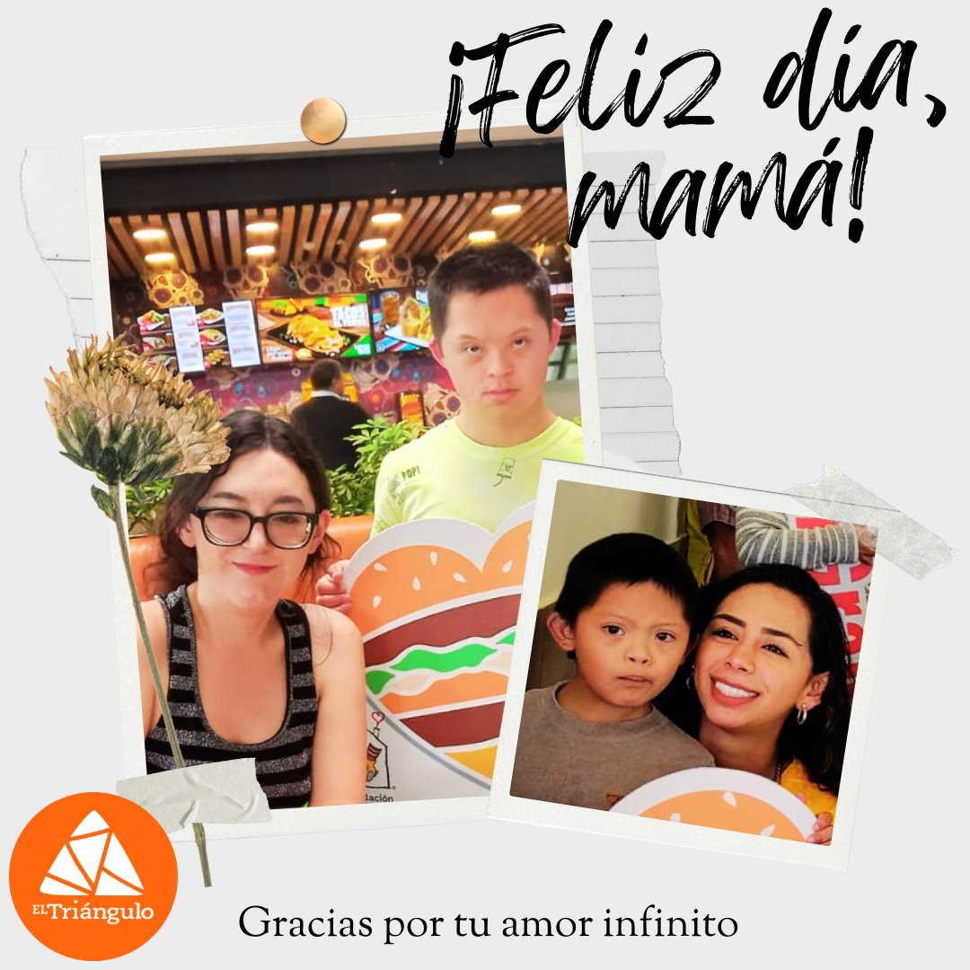 ¡Feliz Día de la Madre a las heroínas de todos los días! 💖🌼 Hoy celebramos a las mamás más especiales, las que día a día entregan amor, esfuerzo y dedicación incondicional a nuestros pequeños. #DiaDeLaMadre #MadresHeroínas #FundacionElTriangulo #AmorIncondicional #Fuerza