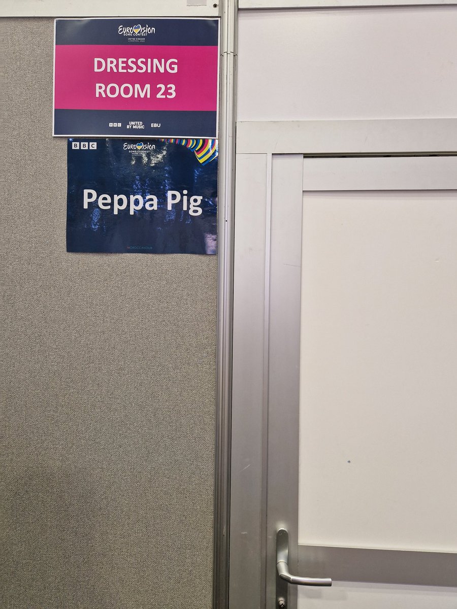 Peppa pig and Jedward tagged in the same post sums up a week working at #Eurovision