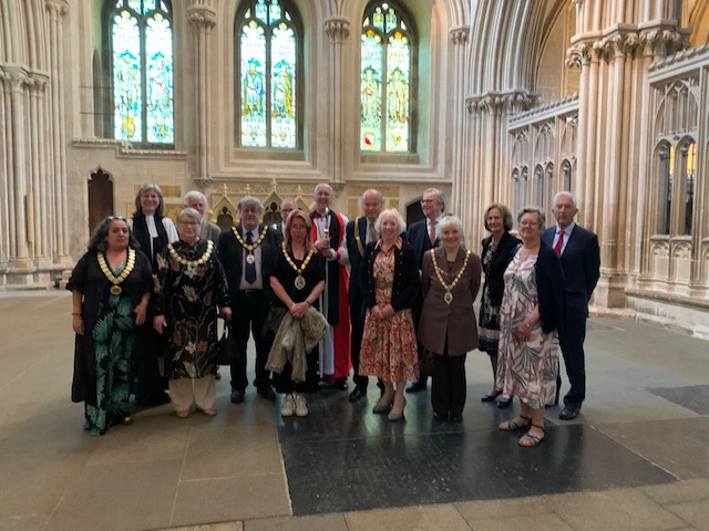 Thank you to all @WellsCathedral1 for a wonderful choral evensong to end the Somerset Day celebrations on Saturday evening. #somerset #flytheflagforkingandcounty