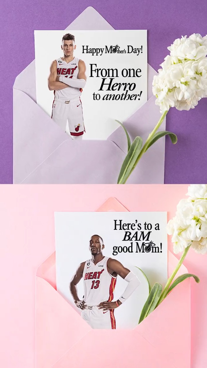 Miami HEAT on X: Happy Mother's Day to all the amazing moms of #HEATNation  ❤️ Choose your favorite card from us! t.coioqzDIABQR  X