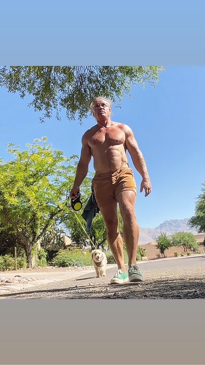 I just might be walking your way. See who I bump into on onlyfans.com/thecircusdaddy #of #shirtlessmen #thecircusdaddy #menwhopoledance #shirtlessguys