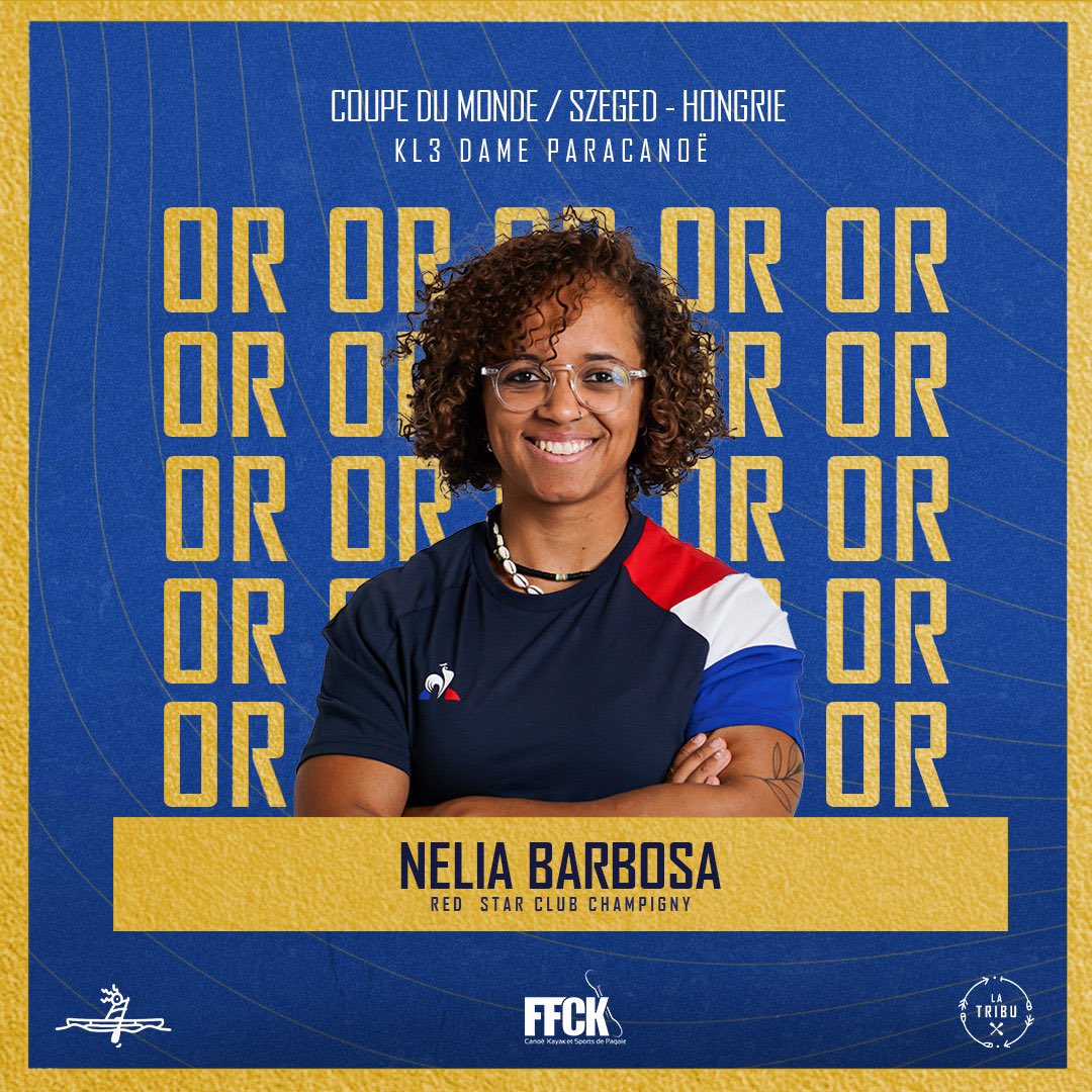 lessportivesmag's tweet photo. 🥇Médaille d’or pour Nélia BARBOSA à #Szeged sur la 1ère étape de la Coupe du Monde #Paracanoë !
🎧C’était l’invitée de l’épisode 1 Saison 2 #LesSportives #podcast ➡️ https://t.co/qDcA5mOmTM https://t.co/zYCAQrPTku