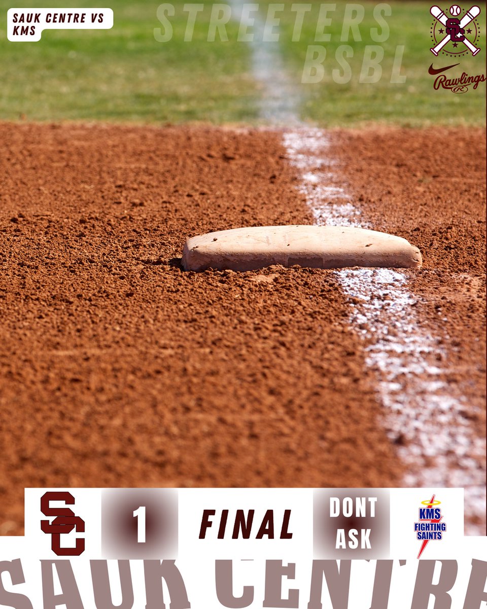 SaukCentreBSBL's tweet image. SCBSBL lost to KMS yesterday 1-14 in 15 innings…. They play next on Tuesday here in Sauk for a doubleheader vs BOLD. See you then…

#scbsbl #streeters #bombaszn #streetersports