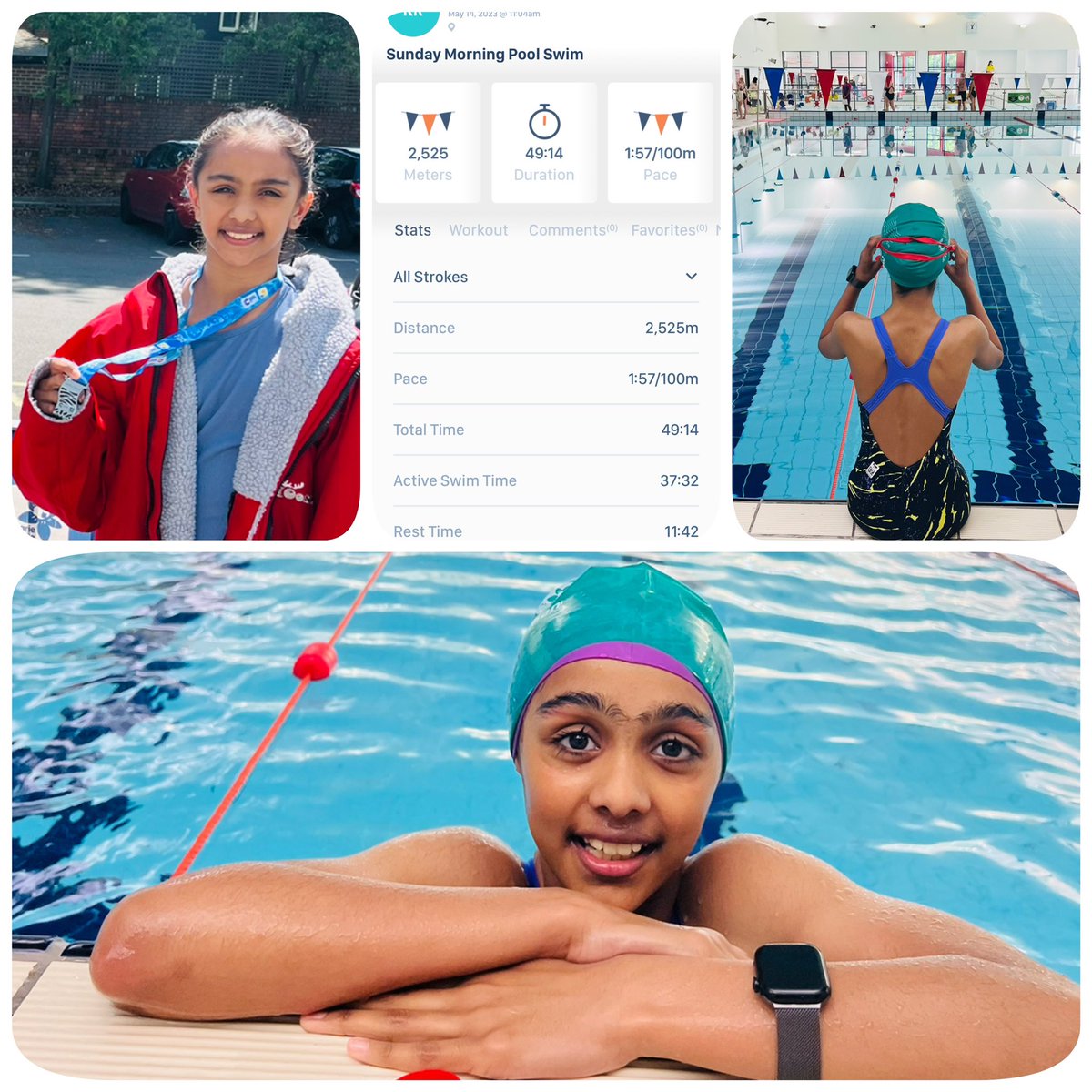 Khushi(9yr) swam 2.5 km (100 lengths) and is raising fund for Cancer Research UK,<a href="/mariecurieuk/">Marie Curie</a> &amp; <a href="/swimathon/">Swimathon</a> Foundation, if you’d like to donate: justgiving.com/fundraising/kh…
Thank you 🙏