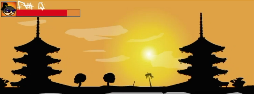 NgR_History's tweet photo. Despite Samurai Asshole having a different design in NG Rumble, the top area of the stage background is a callback to his original game with the Rayleigh scattering sky and having Pagodas across the stage

#newgrounds #newgroundsrumble #ngrumble #ngr #newground #newgroundrumble https://t.co/FGUKefMnzH
