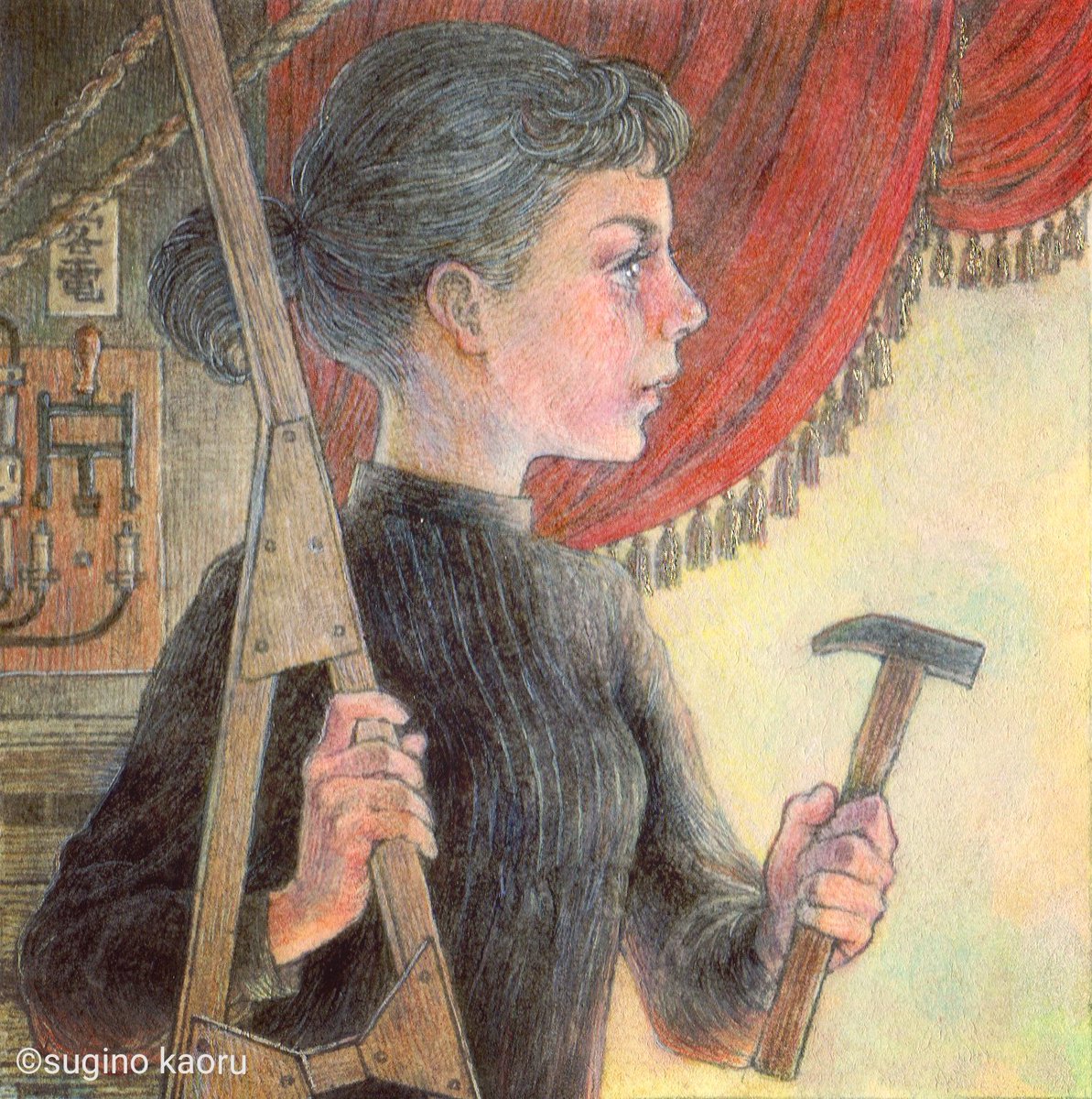 「#これを見た人は真横の画像を貼れ」|すぎの かおるのイラスト
