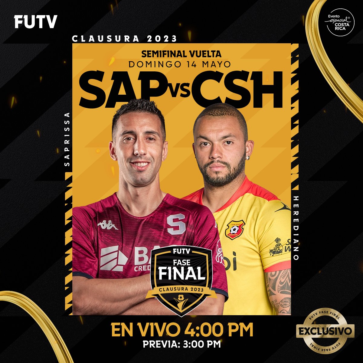 FUTVCR's tweet photo. 🏆 | Clausura 2023 / Semifinal Vuelta
🆚 | Saprissa vs Herediano
🏟 | Ricardo Saprissa
⏰ | 4:00 pm
📺 | FUTV
#FINALESxFUTV 😉 https://t.co/0zwYnGVbEu