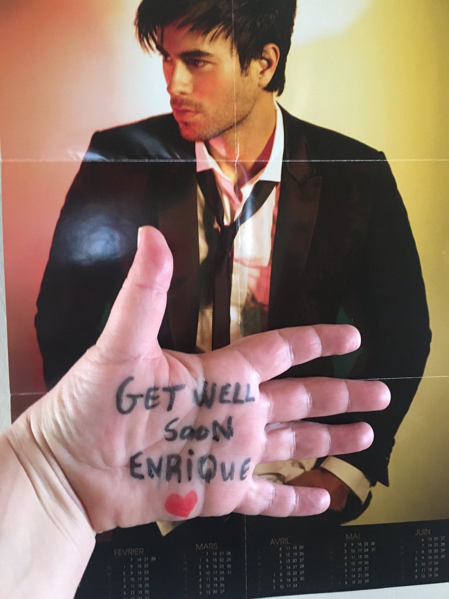 Get well soon Enrique ❤️ We love you ❤️ 
#getwellsoonenrique #EnriqueIglesias <a href="/enriqueiglesias/">Enrique Iglesias</a>