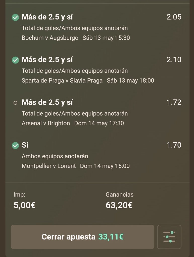 TeBuscoPicks's tweet photo. Así llegamos al último partido de las funbet  de este finde con confianza en que haya muchos goles! En unos minutos empieza y veremos el desenlace 💪🤞👇

#PremierLeague 
#apuestasdeportivas https://t.co/vXOdUi0bz6