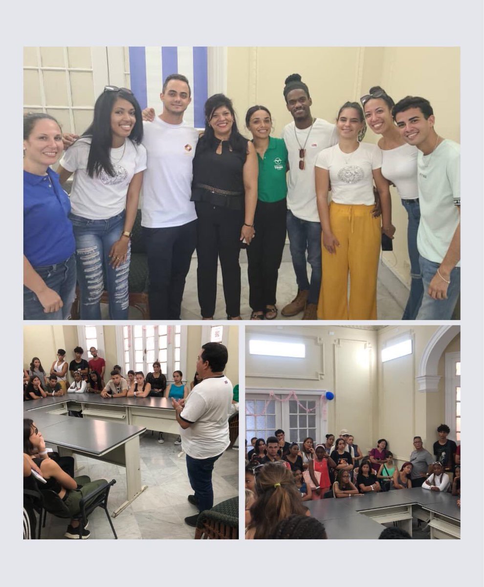 CimexCuba's tweet photo. Mantener el vínculo entre la empresa y la universidad es muy necesario. Encuentro provechoso en el marco de las puertas abiertas de #FTUR
#OrgulloUH
#INMOBILIARIACIMEX https://t.co/dZ9bV9IH0z