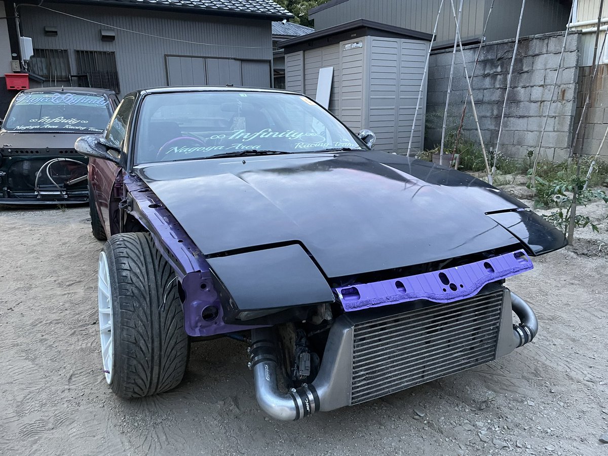 banpieno9220's tweet image. うちの子不具合で今日出せなかったけどまた走行会あったら行きたいと思ってます。
よろしくお願いします。
#フォーメーション走 
#180sx 
#ProjectInfinity 
#Project∞