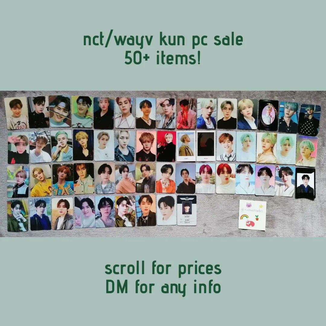 lucy_ot4's tweet photo. [wts lfb wayv nct kun pc]

it's time to part from my kun pc collection! 🐻

info and prices on my trading ig: https://t.co/ZP7A2jjd8I https://t.co/vQ6vi20HDv