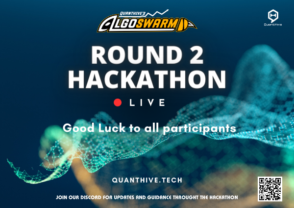 thequanthive's tweet photo. We wish everyone all the best for the final round
#algoswarm #hackathon https://t.co/NIvruM5DVX