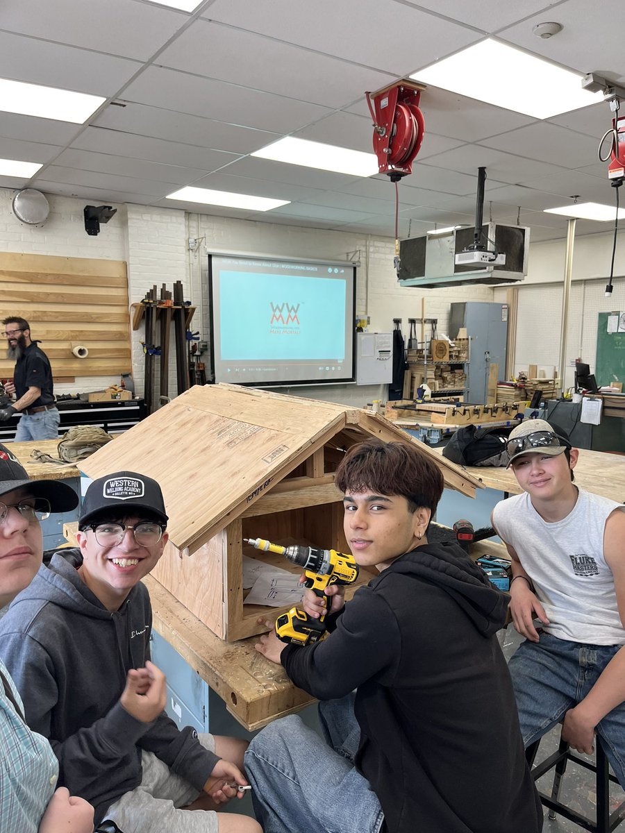 CHS Engineering Students have been working on a side project building an AED storage house for the GFMS fields. Lots of problem solving and design on this one! <a href="/Carmelschools/">Carmel Central School District</a> <a href="/CarmelHS_info/">CarmelHS_info</a>