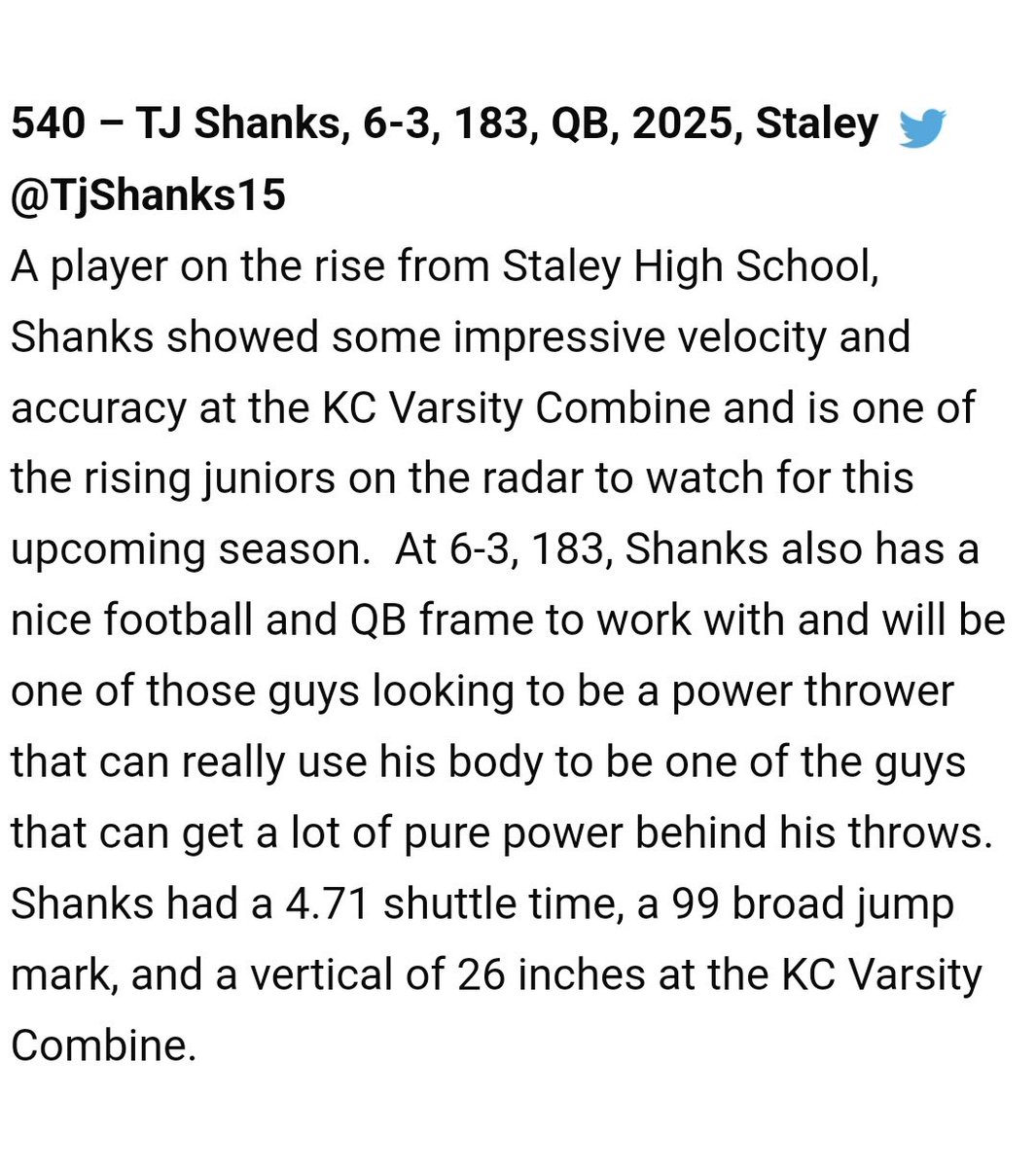 TjShanks15's tweet photo. Great start to the year. @StaleyFootball #staleyfootball @sixstarfootball https://t.co/ZhPqAJ9rGI