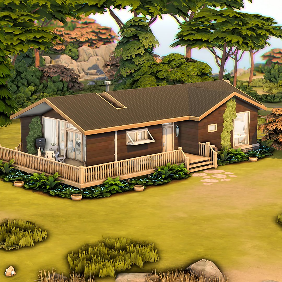 Need a modern getaway in Windenburg? Here's one using only base game + Get Together 🌲💛

Gallery ID: honeymaysims 

#TheSims #TheSims4
